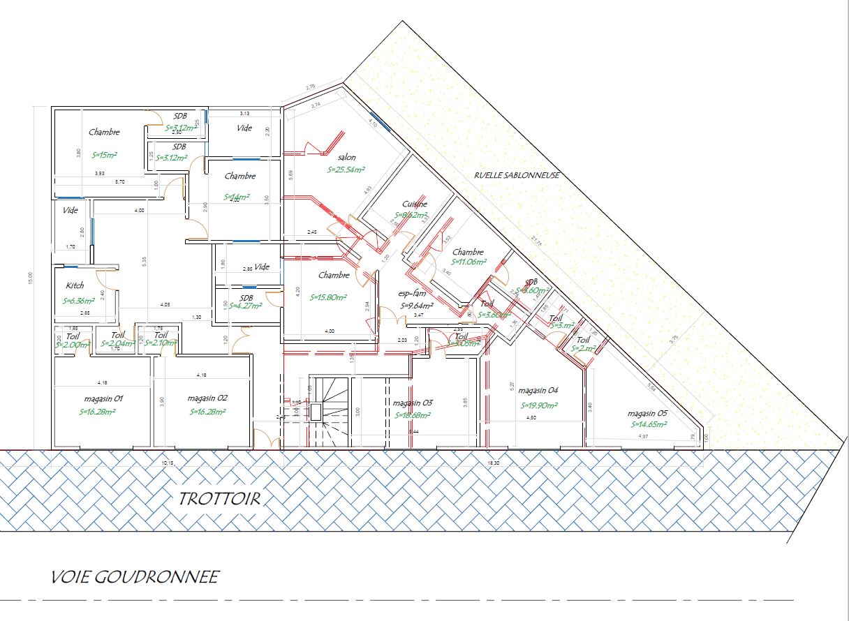 Immeuble Yoff Ngaparou